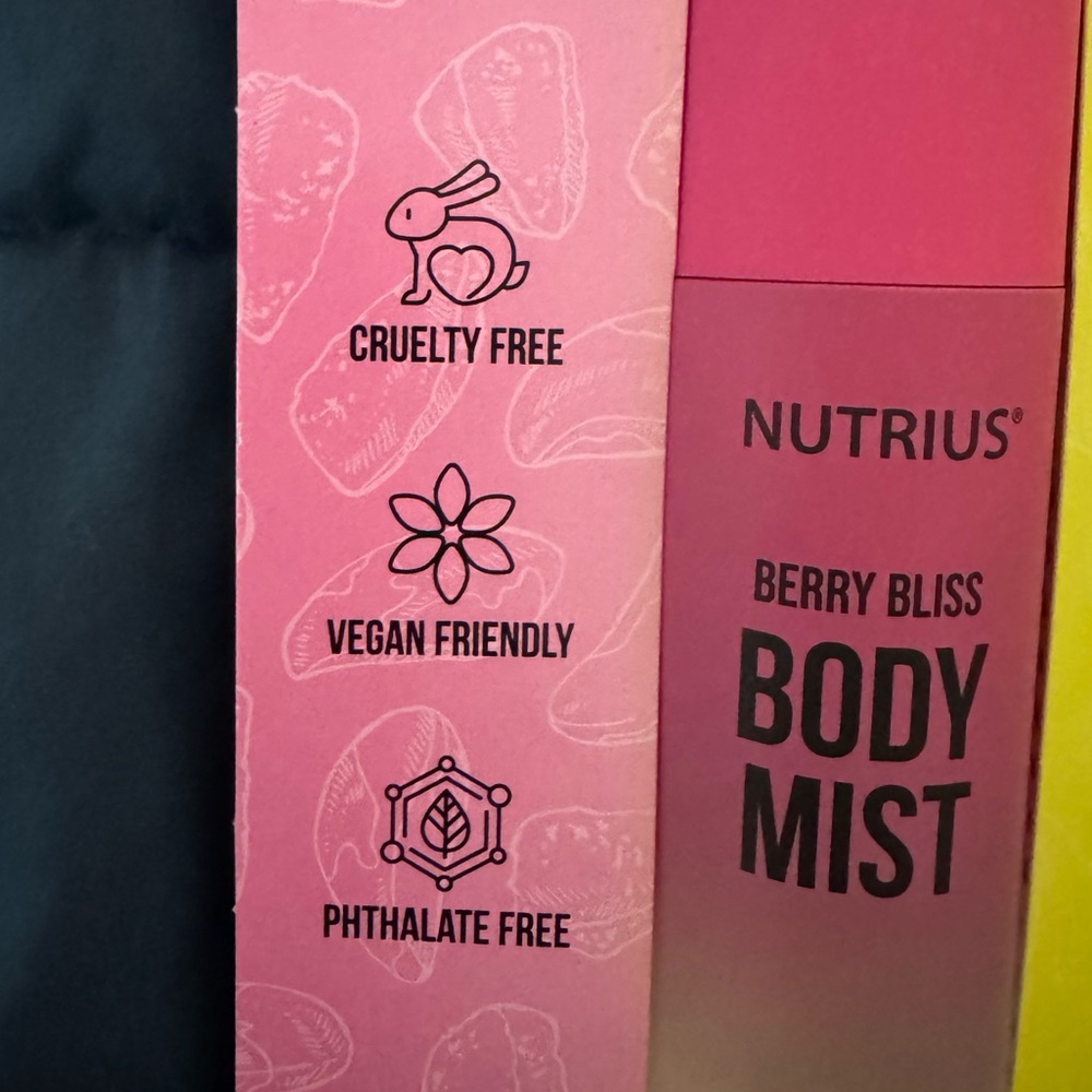 Nutrius Body Mist - pkg of 3: Berry, Coco & Botanical Bliss - Picture 3 of 11